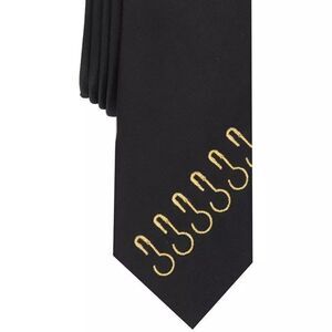 INC International Concepts Men's Skinny Embroidered Hook Tie